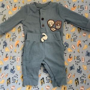 Cloud Island Teal Adventure Footie